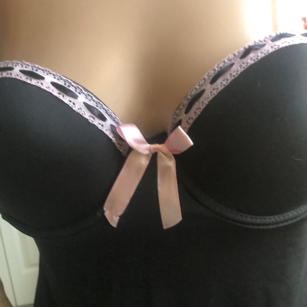 Pink and Black Rampage Intimates Lingerie - Picture 3 of 16
